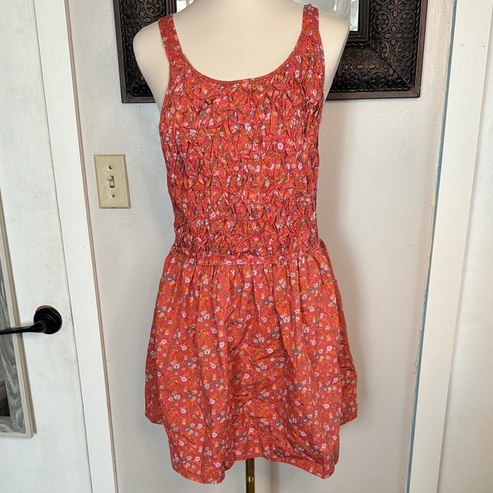 Adorable free people Floral Sleeveless Dress